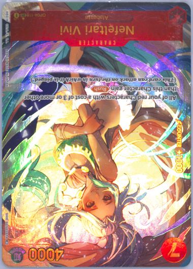 ネフェルタリ・ビビ OP04-ALTERNATE ART PSA 10 PSA 10 Nefeltari Vivi ONE PIECE Card OP04-001 Leader