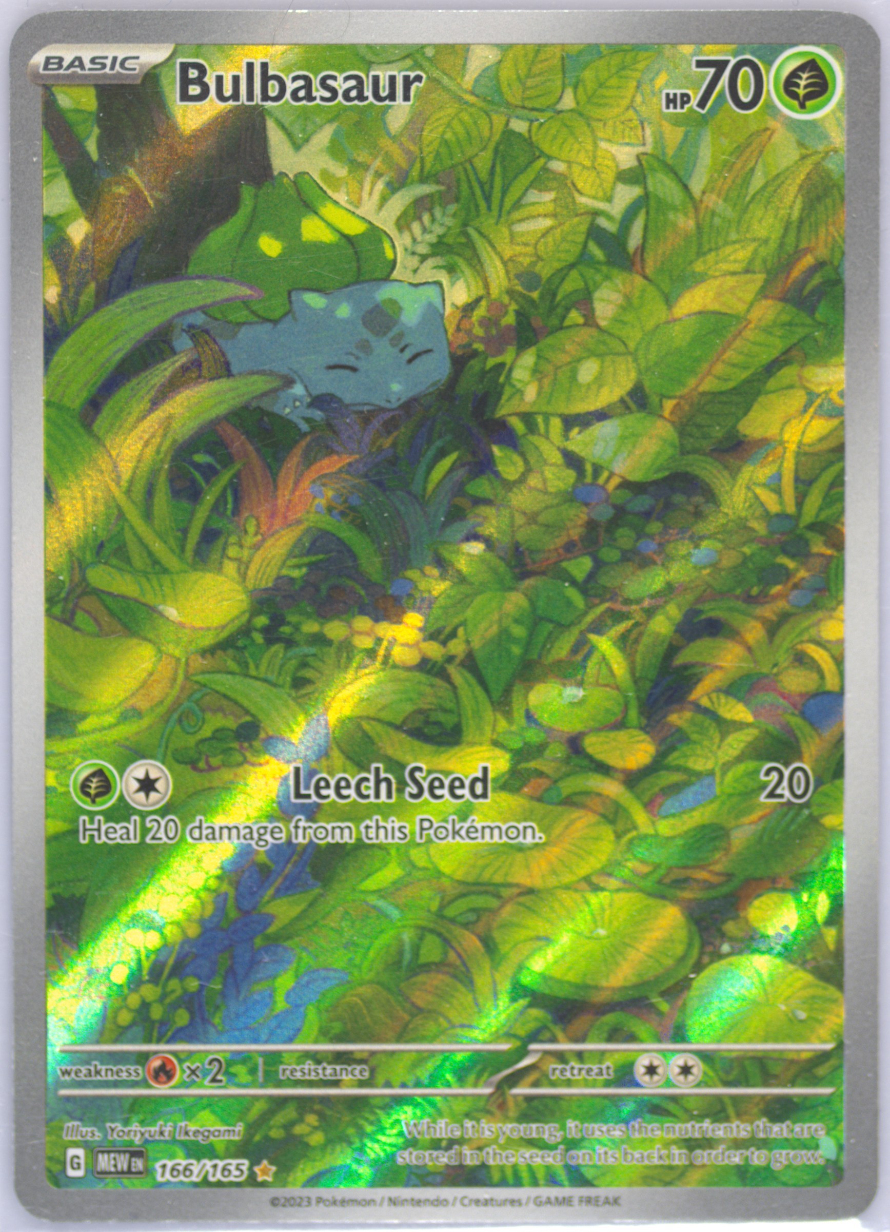 pokemon bulbasaur cards Bulbasaur Custom Pokémon Card – JackBaileyDesigns main image 1