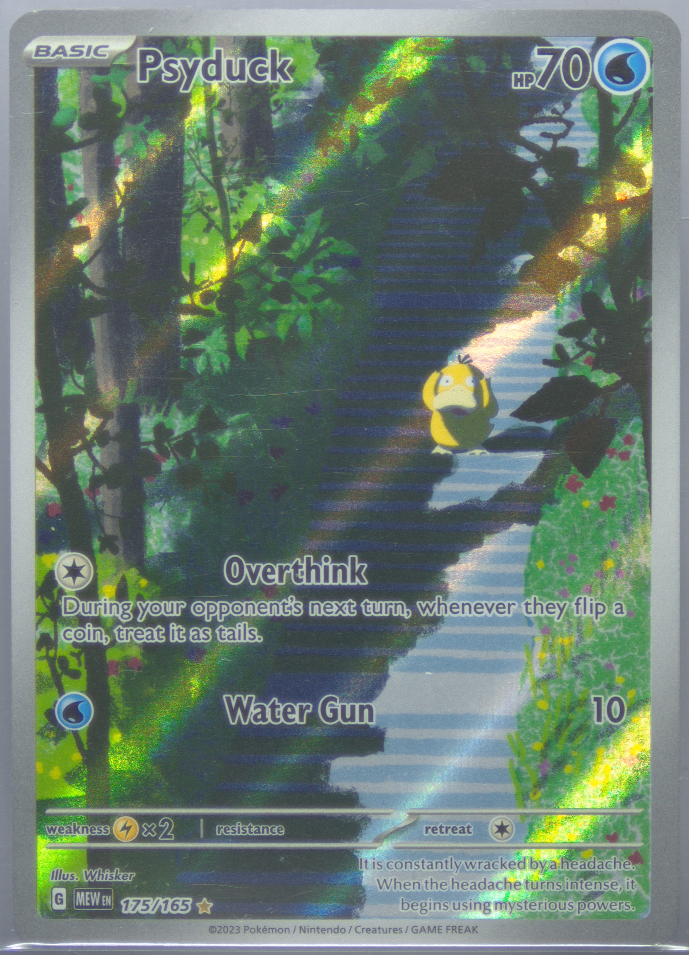 Psyduck Holo PSA 8