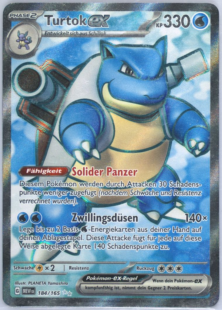 Blastoise EX (Mew De 151)