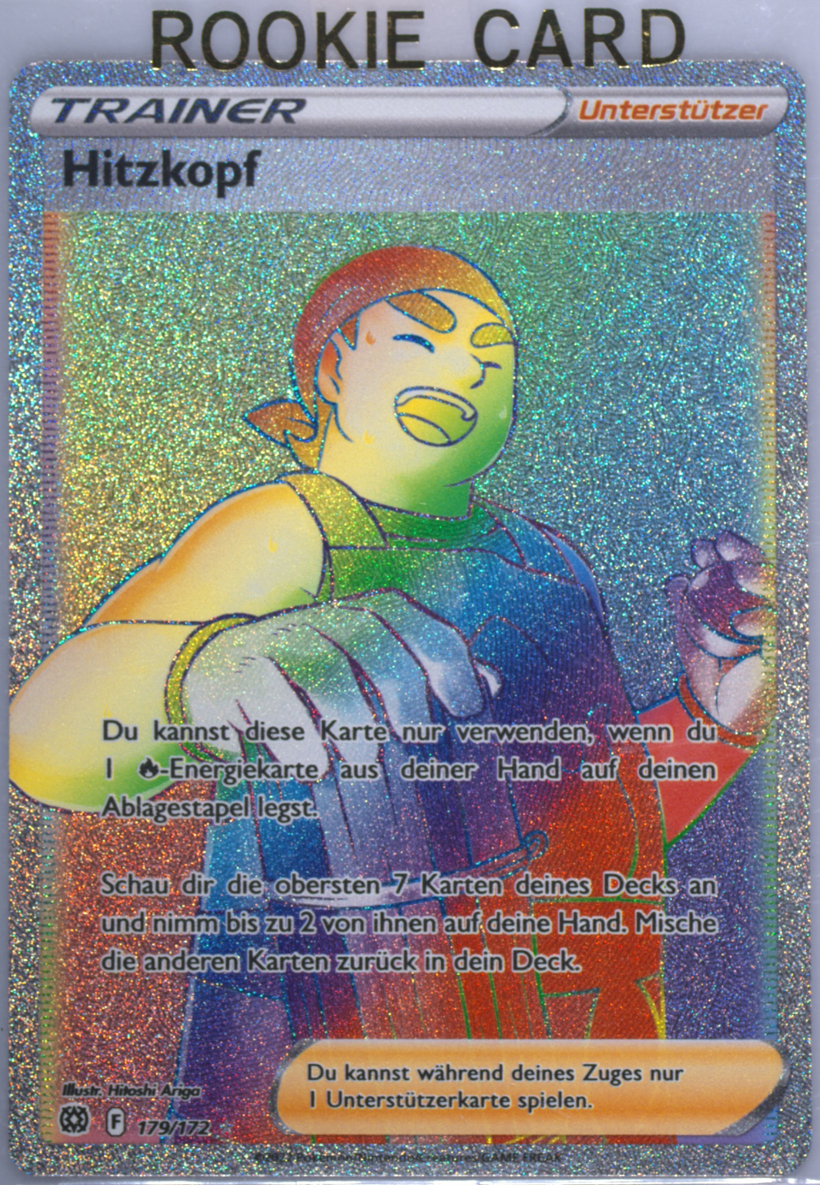 pokemon card rainbow rare trainer Amazon.com: Pokemon - Iscan 207/196 Lost Origin - Full Art Trainer main image 0