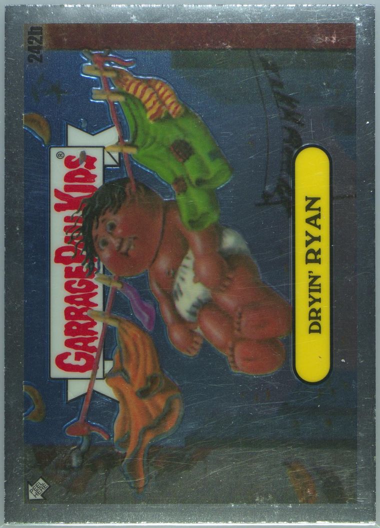 2023 Topps Garbage Pail Kids Chrome #242b Dryin' Ryan front