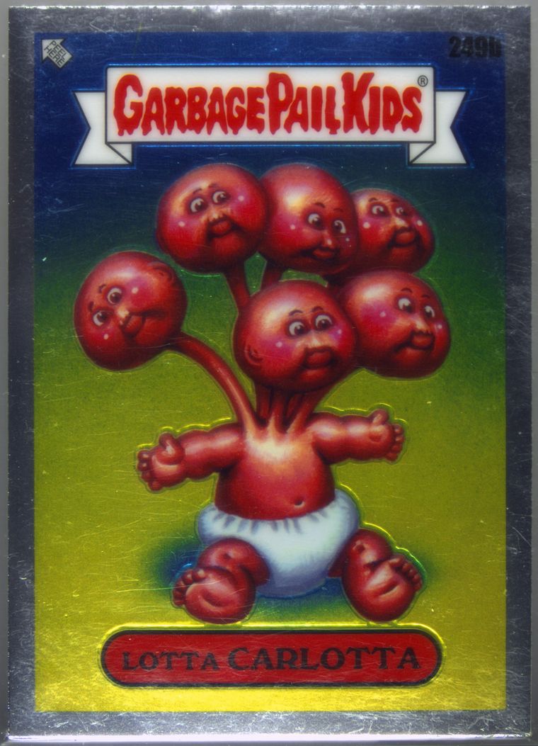 Lotta Carlotta #249B PSA 10 Garbage Pail Kids card front