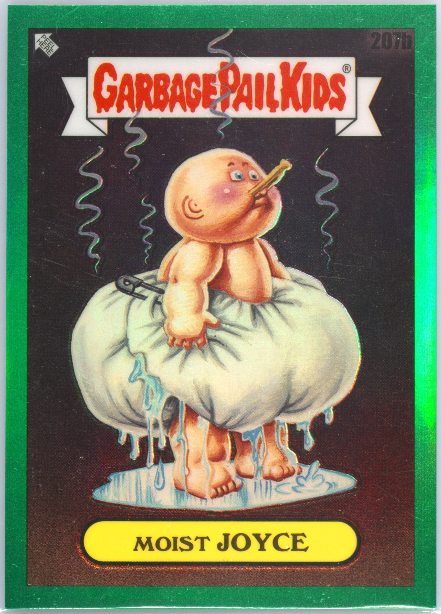 2023 Topps Garbage Pail Kids Sapphire Edition Green #207b Moist Joyce front