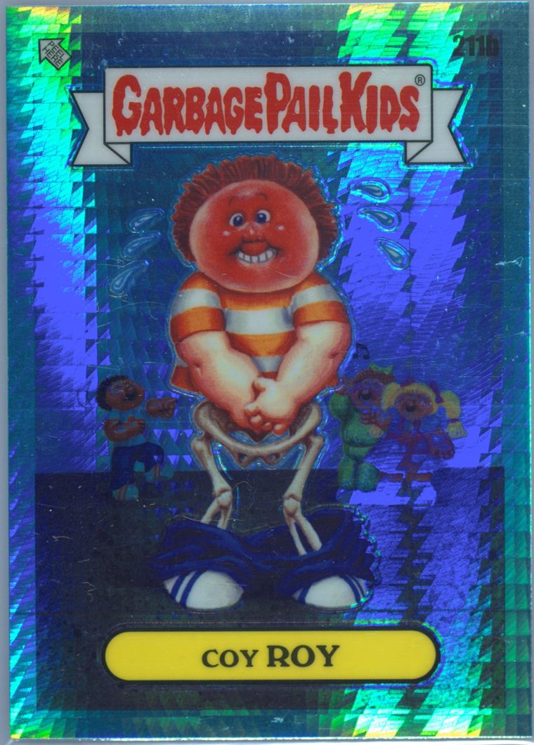 2023 Topps Garbage Pail Kids Aqua Prism #211b Coy Roy front