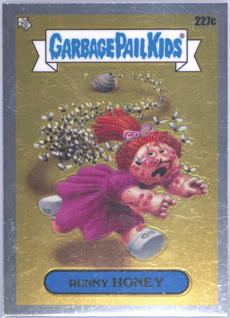 2023 Topps Garbage Pail Kids Chrome #227c Runny Honey front