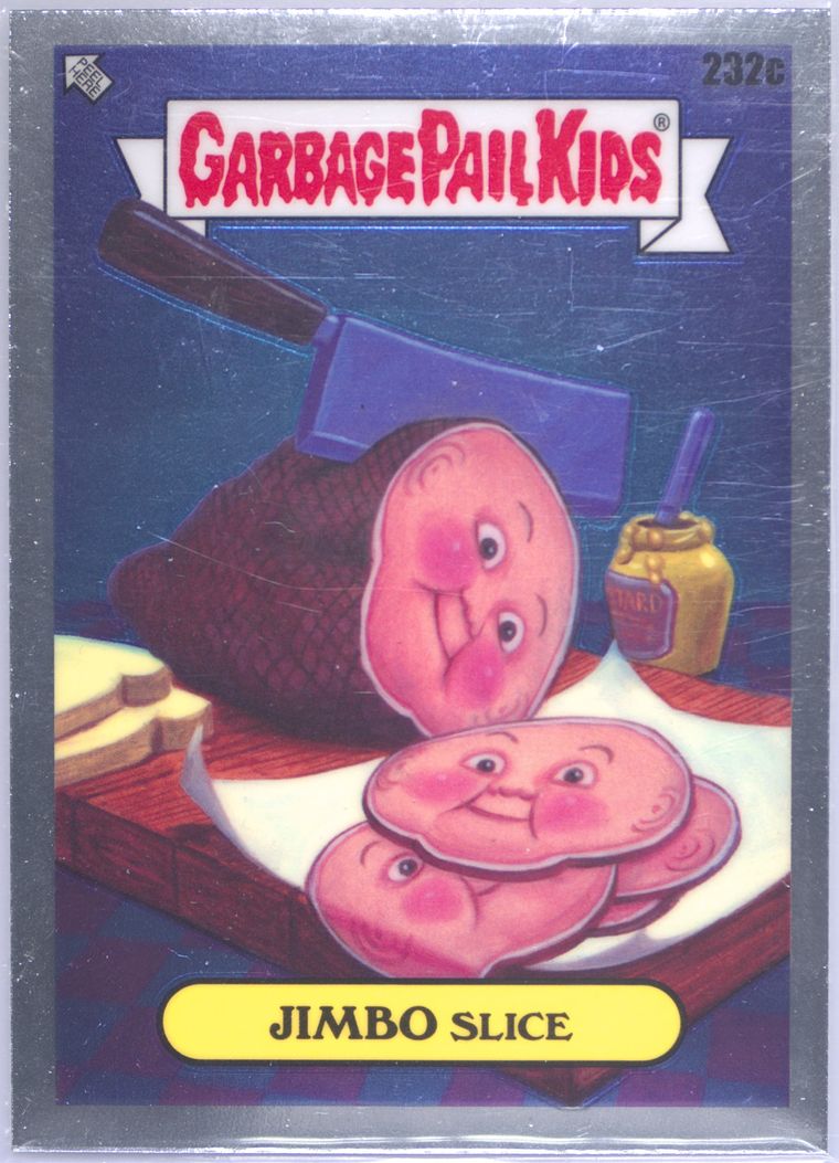 2023 Topps Garbage Pail Kids Chrome #232c Jimbo Slice front