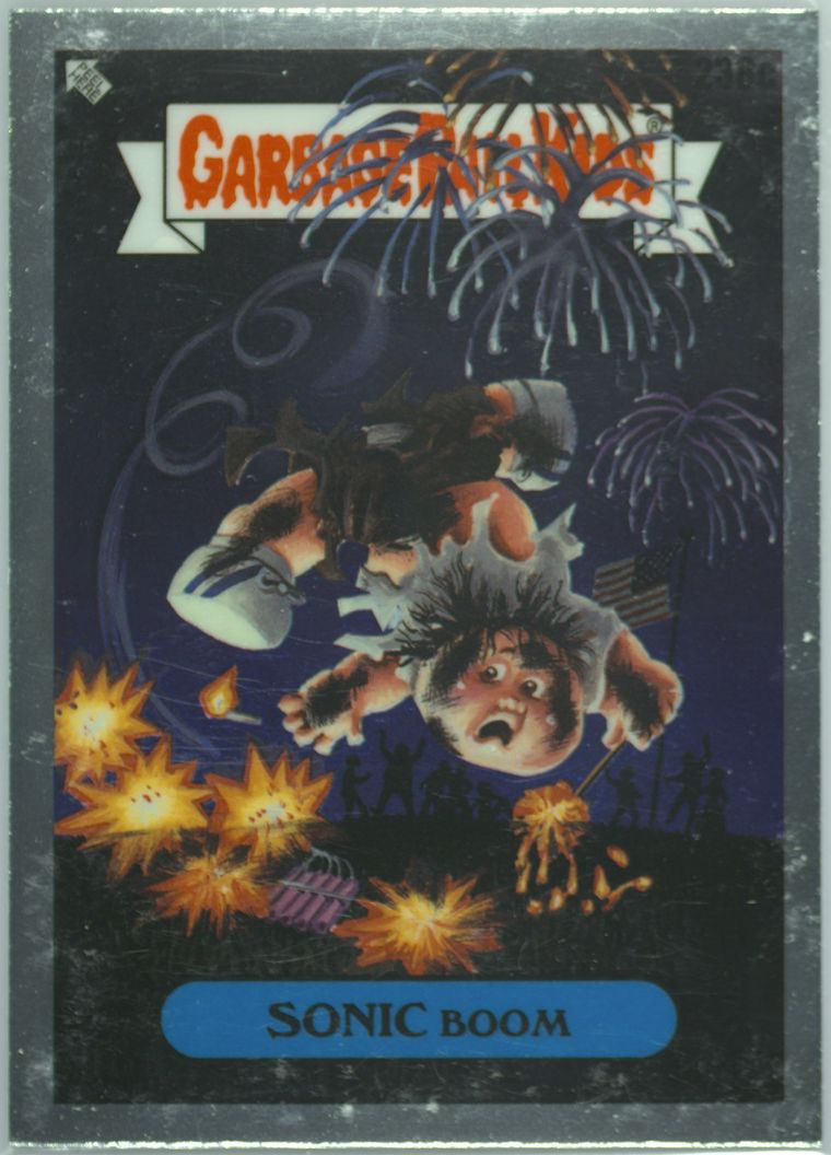2023 Topps Garbage Pail Kids Chrome #238c Sonic Boom front