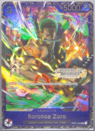 Roronoa Zoro 2023TREASURE CUPプロモカードPSA10 PSA10 One Piece Card 2023 Treasure Cup Top 8 Promo OP01-025