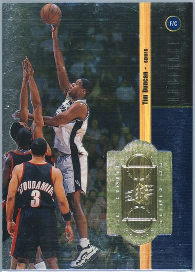 Auction Prices Realized Basketball Cards 1998 SPx FINITE Tim Duncan