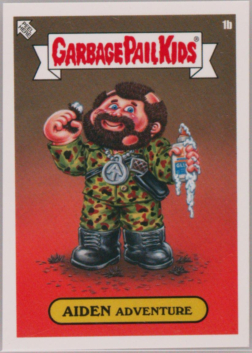 2023 Topps Garbage Pail Kids We Hate The '70s #1b Aiden Adventure front