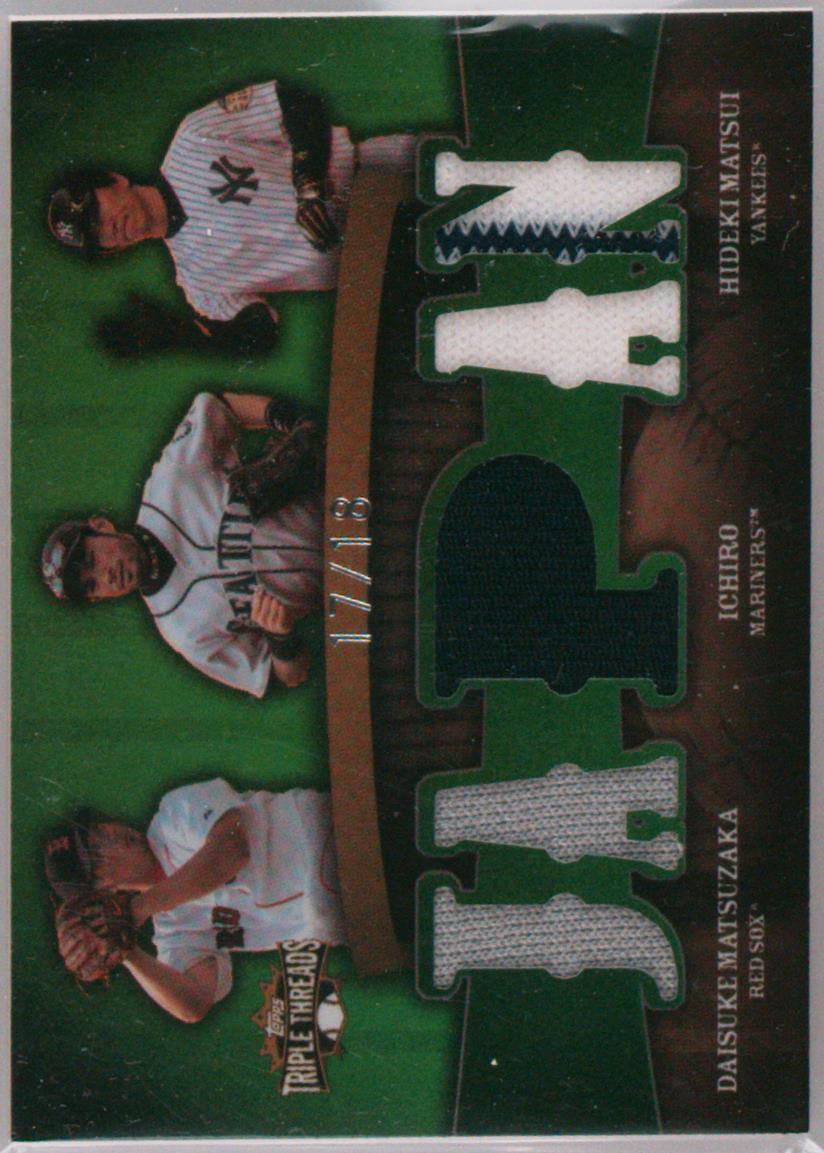イチロー TRIPLE THREADS RELICS LEGEND 2024 Topps Triple Threads - Triple Threads Relics Legends
