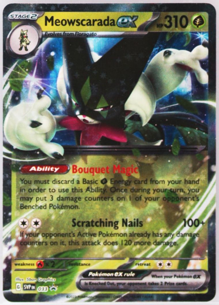 Meowscarada EX (Scarlet & Violet Black Star Promos)