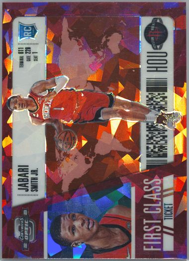 ジャバリスミスJR　PSA10 88シリアル　OPTIC CHOICE RED Jabari Smith Jr. 2022 Optic #240 Rated Rookie Signatures - Choice