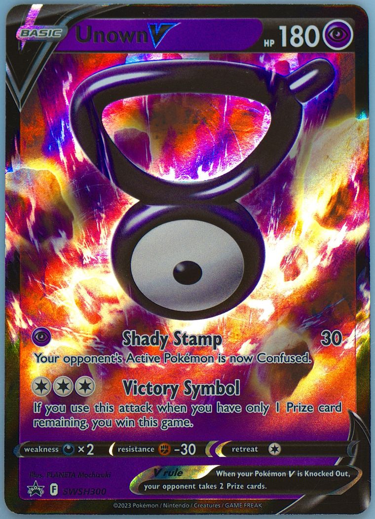 Unown V (SWSH Black Star Promos)