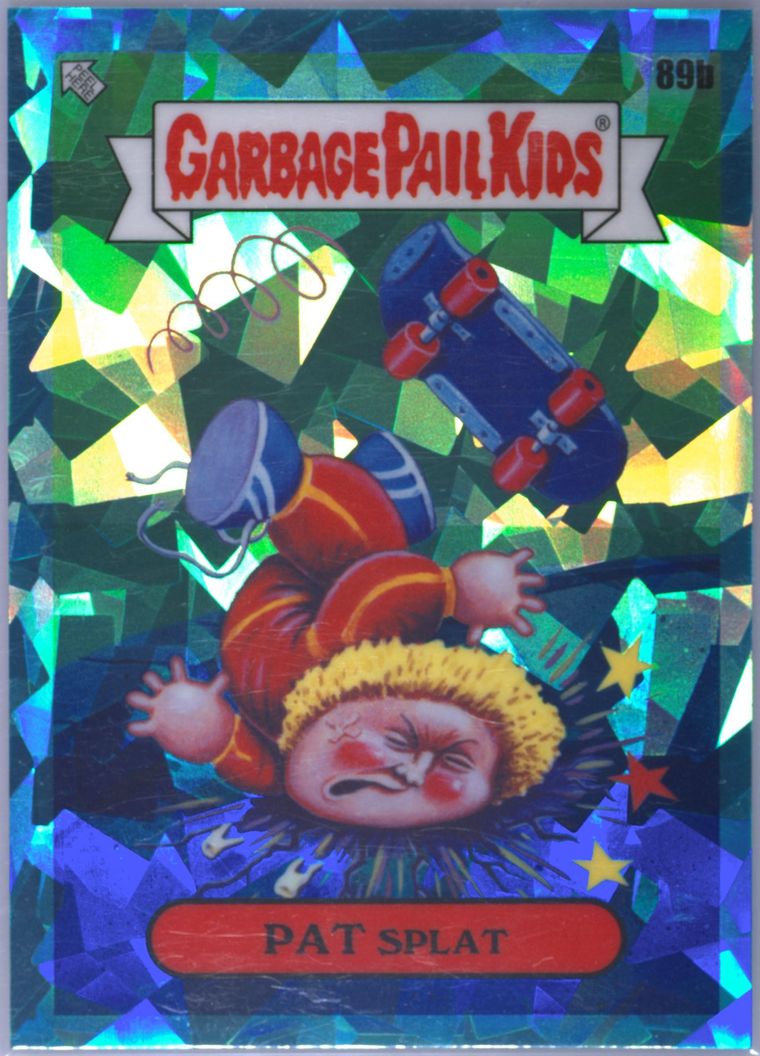 2021 Topps Garbage Pail Kids Sapphire Edition Aqua #89b Pat Splat front