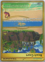 golden beach court pokemon card Pokemon - Beach Court 263/182 - Paradox Rift - Hyper Rare - Gold Foil