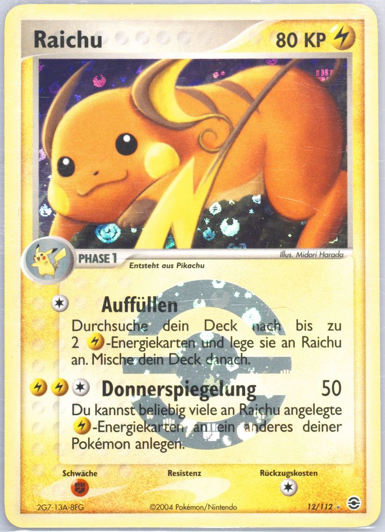 Raichu-Reverse Foil (Pokemon Ex Fire Red Leaf Green)
