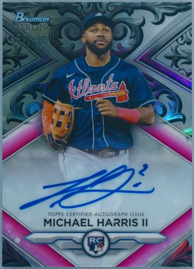 2023 Bowman Sterling MICHAEL HARRIS II #RA-MH Rookie Auto