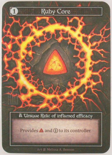 Sorcery TCG Ruby Core β foil Ruby Core Foil BETA Unique Sorcery Contested Realm TCG | eBay