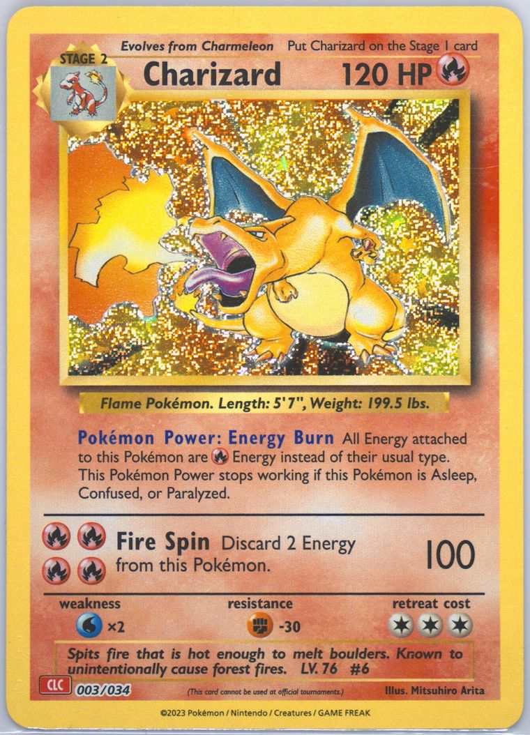2023 pokemon clc-trading card game classic charizard 2023 Pokemon - TCG Classic Collection - CLC Deck main image 1