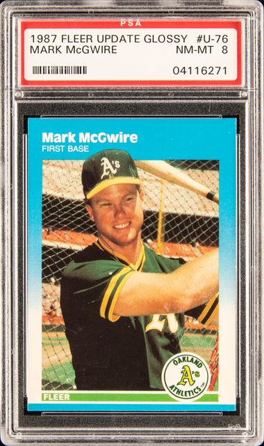  Mark McGwire 1987 Trading Card Lot you get 1987