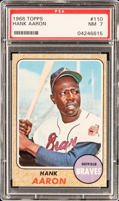 Hank Aaron 1955 Bowman Baseball Card #179 Psa 2 Good Braves