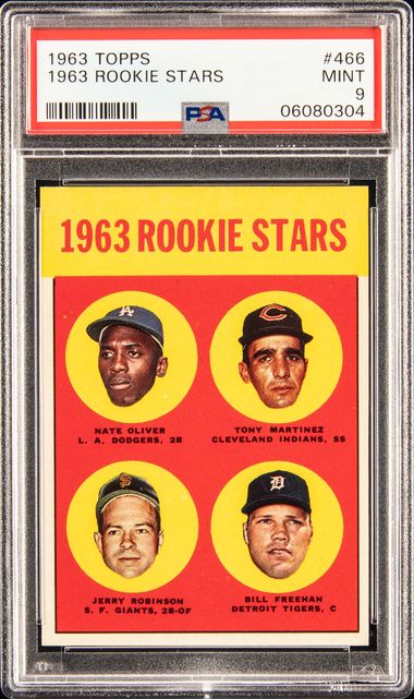 1963 Topps Pete Rose - 1963 Rookie Stars #537 PSA Mint 9.