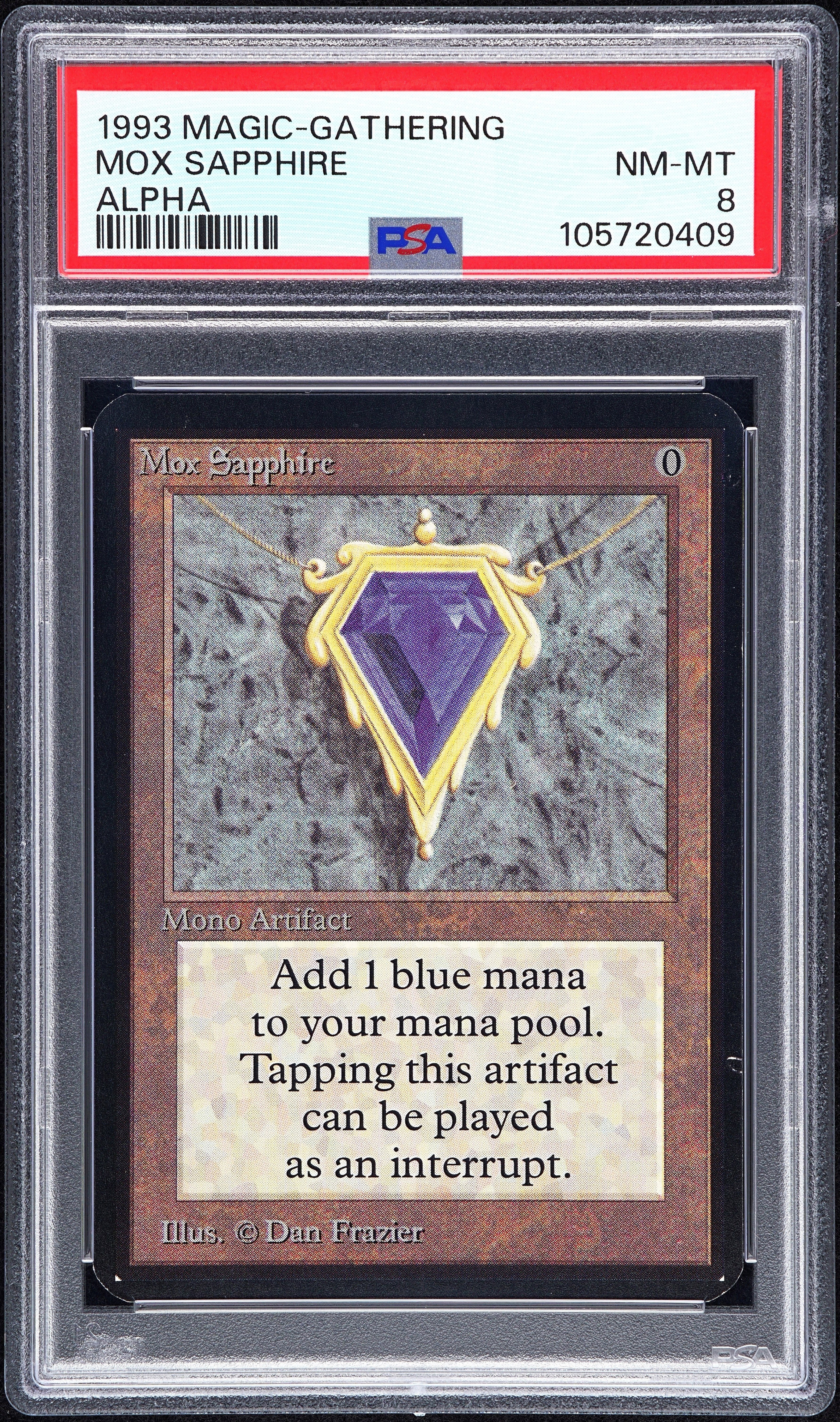 1993 MAGIC THE GATHERING MOX SAPPHIRE ALPHA