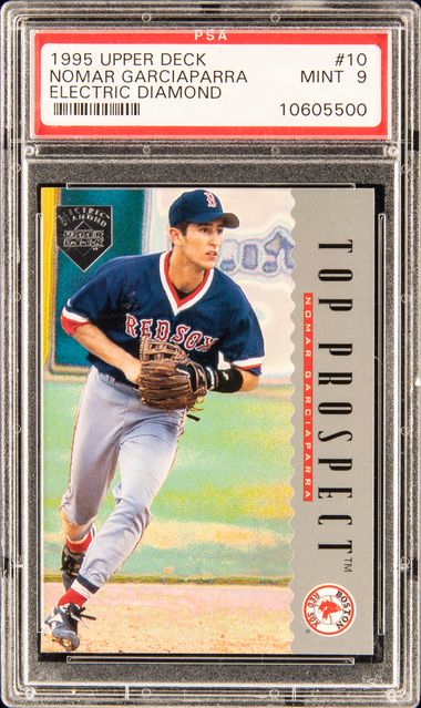  Nomar Garciaparra baseball card 1995 Upper Deck #10