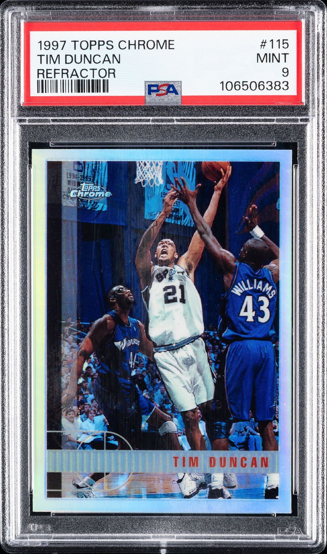 DUNCAN TOPPS CHROME 1997