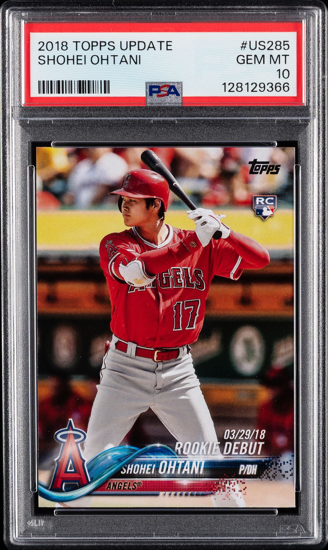 OHTANI TOPPS UPDATE 2018