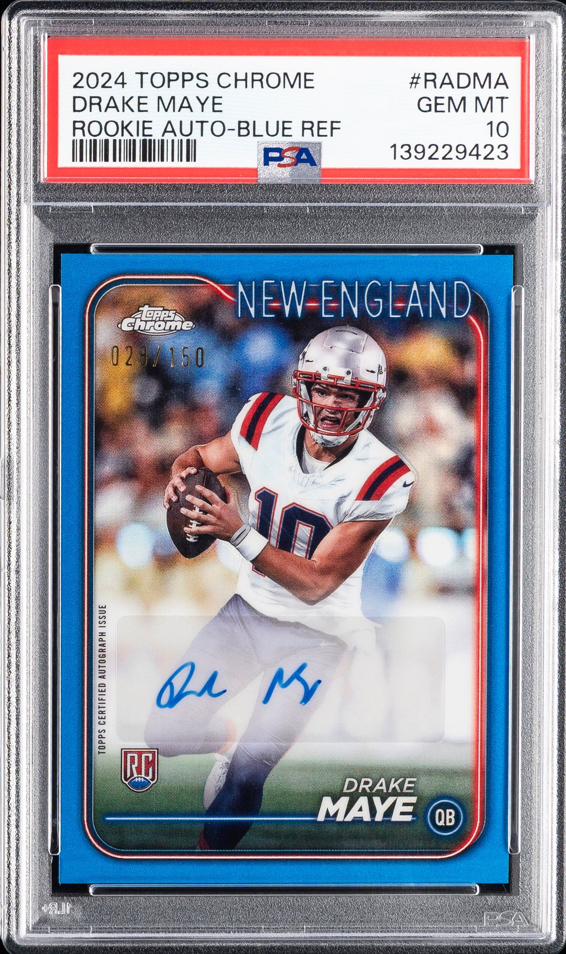 MAYE TOPPS CHROME ROOKIE AUTOGRAPHS VARIATIONS 2024