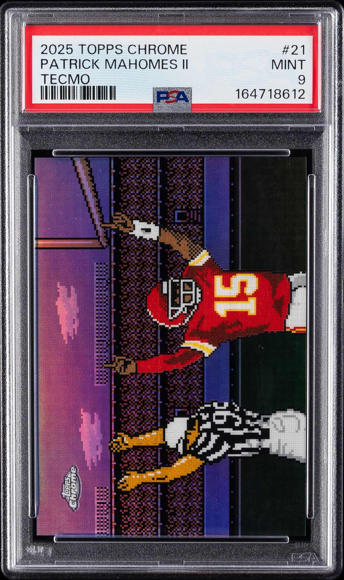 MAHOMES TOPPS CHROME TECMO 2025