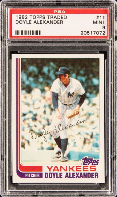 1982 Topps Traded #54T Steve Kemp PSA 10 on Goldin Marketplace