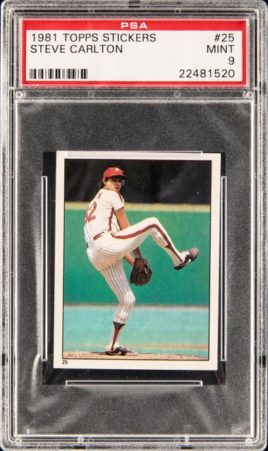 Steve Carlton card 1981