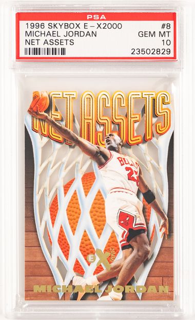 1996-97 Skybox E-X2000 Net Assets #8 Michael Jordan – PSA GEM MT 10 on  Goldin Auctions