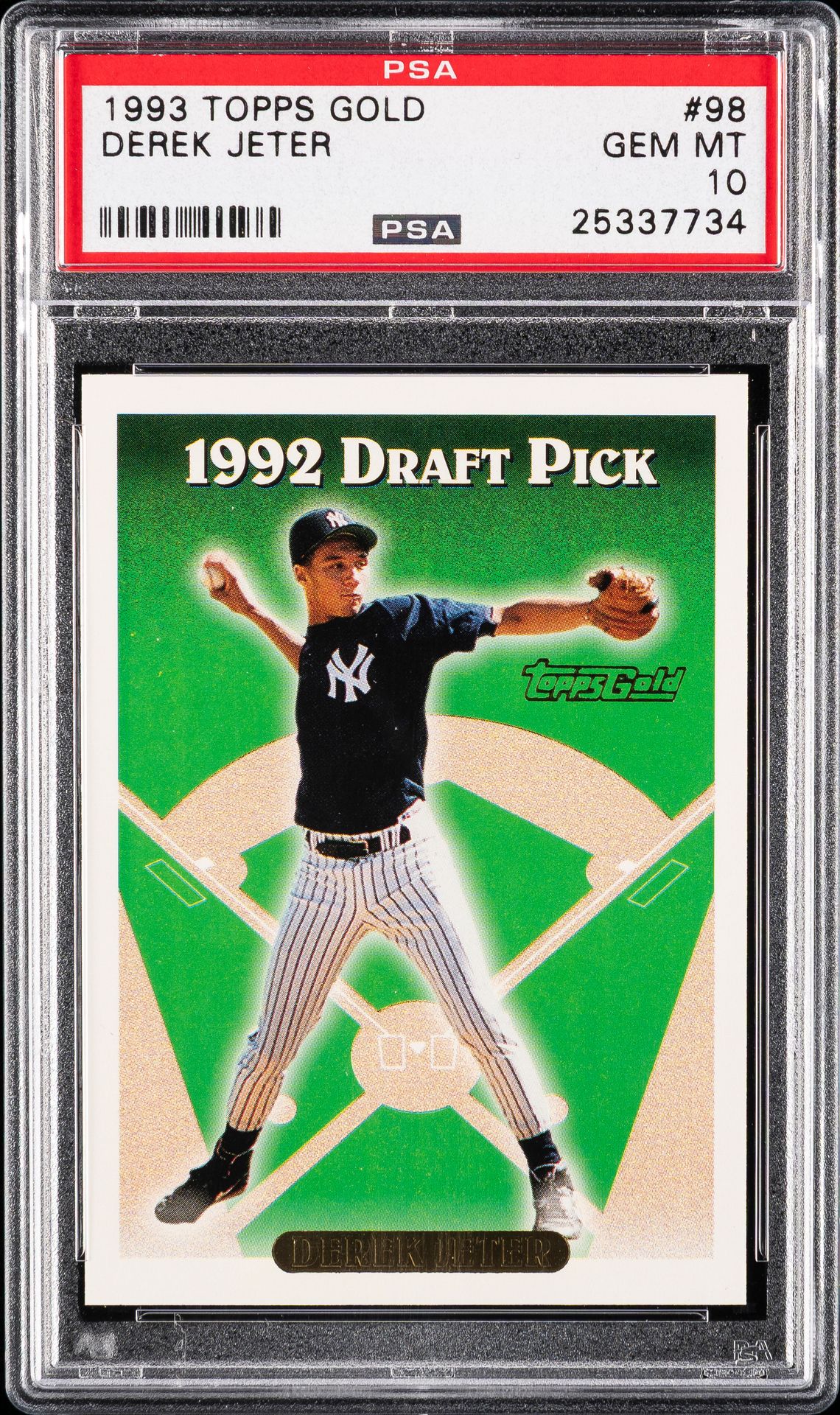 JETER TOPPS GOLD 1993