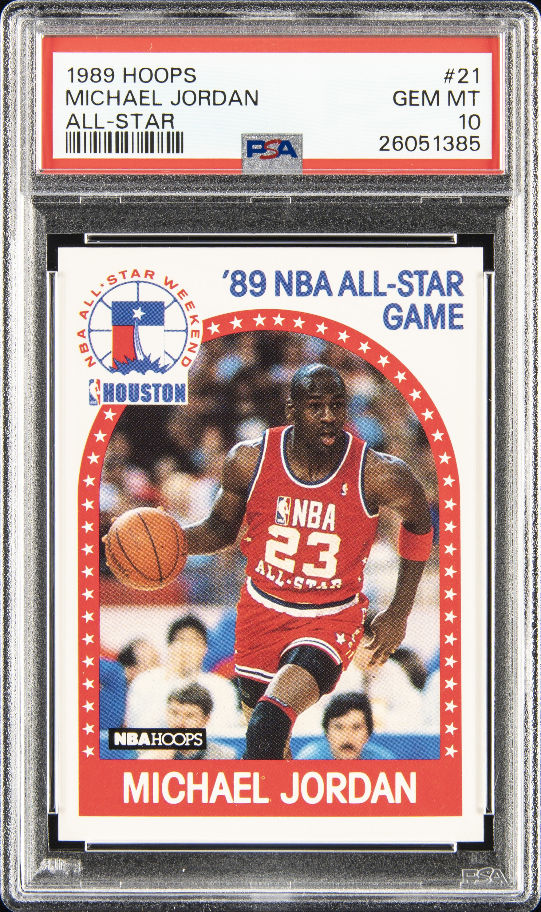 1989-90 Hoops All-Star #21 Michael Jordan – PSA GEM MT 10