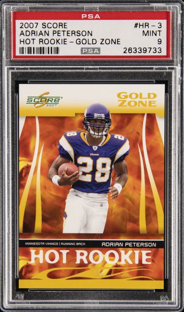 2007 upper deck adrian peterson