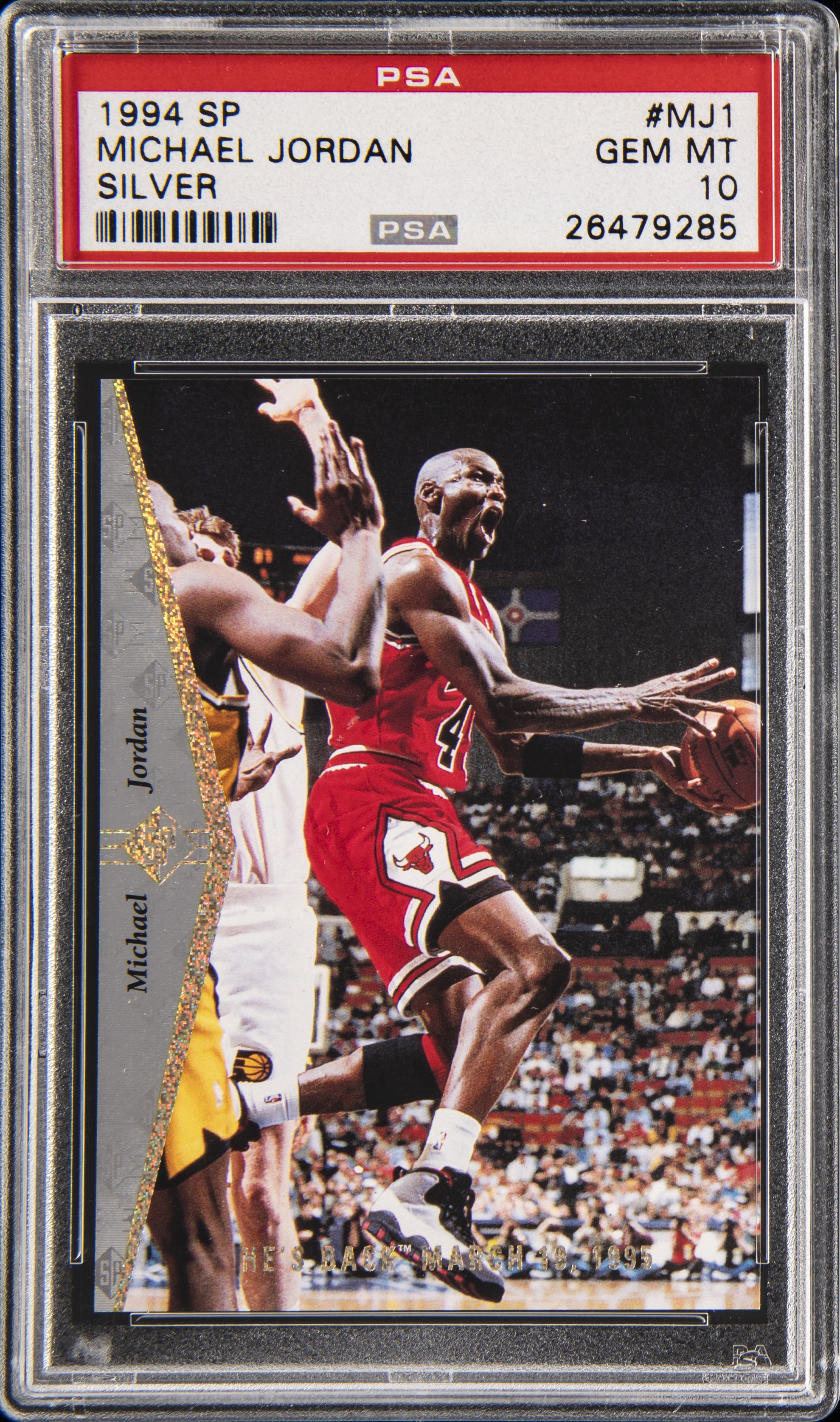 1994-95 Upper Deck SP Silver #MJ1 Michael Jordan - PSA GEM MT 10