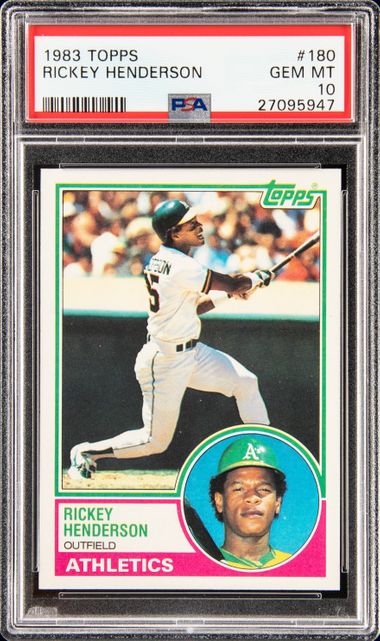 1980 Topps Rickey Henderson Rookie Card And More