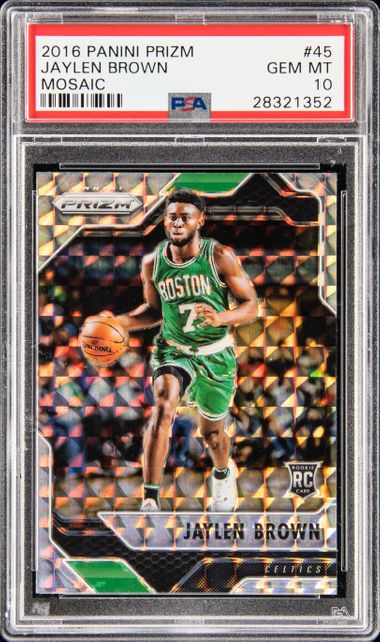 2016 Panini Prizm Mosaic 45 Jaylen Brown – PSA GEM MT 10 on Goldin