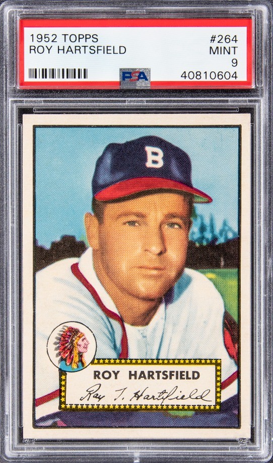 1952 Topps #264 Roy Hartsfield - PSA MINT 9