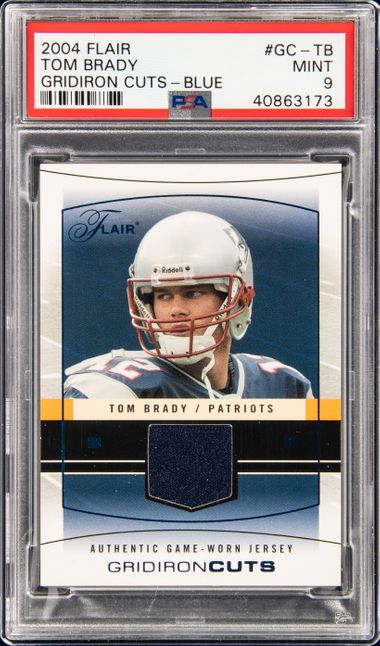 NFL 2003 Fleer Ultra Tom Brady Authentic Game Worn Jersey Patch