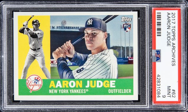 Sold at Auction: (Mint) 2018 Topps Heritage Aaron Judge Rookie #25 Baseball  Card - New York Yankees