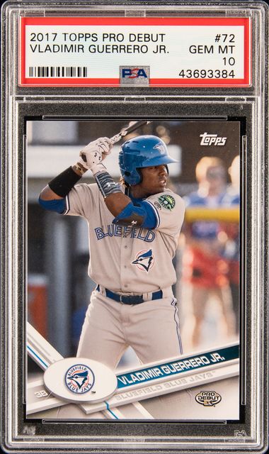 Sold at Auction: (Mint) 2019 Topps Pro Debut Vladimir Guerrero Jr