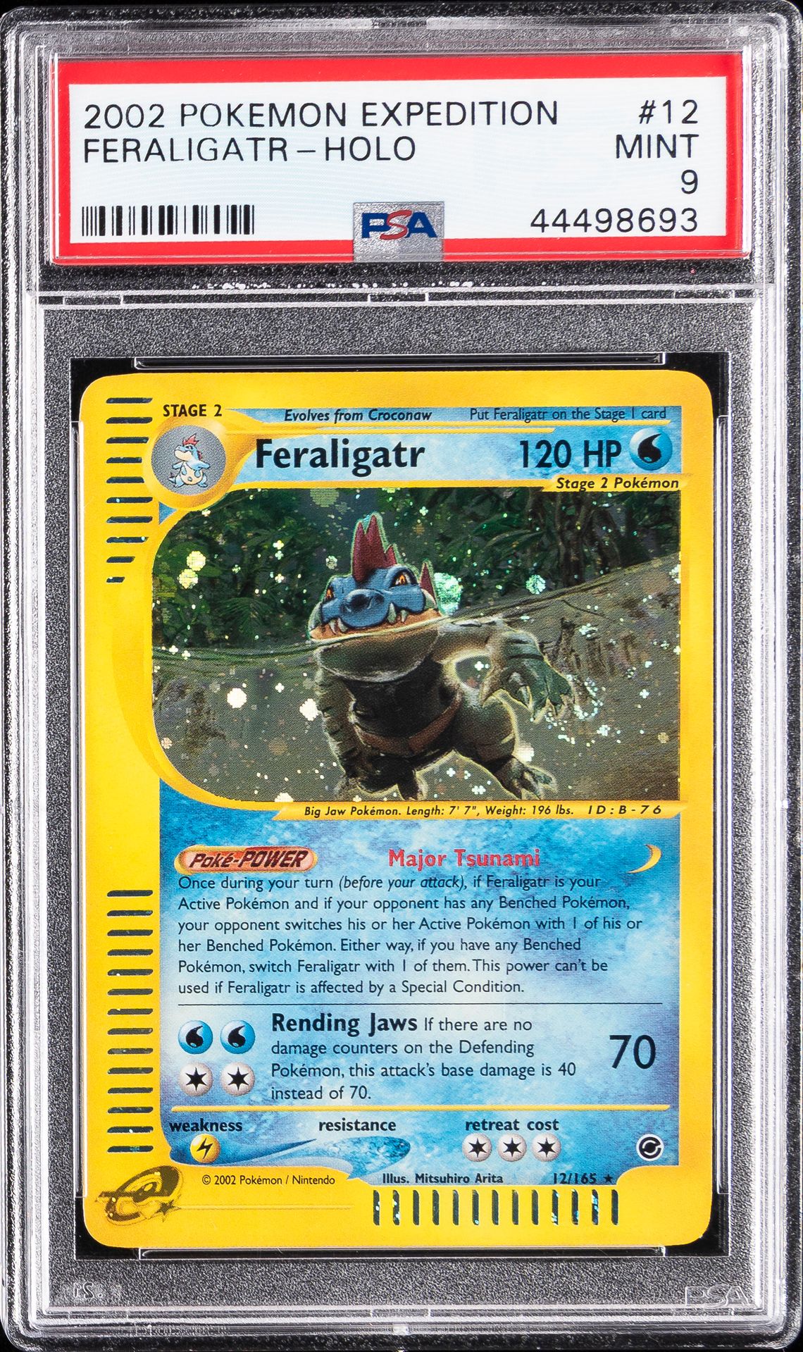 FERALIGATR-HOLO POKEMON EXPEDITION 2002