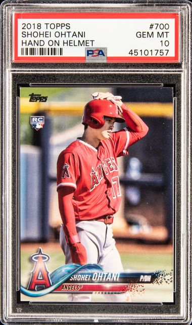 2018 Topps Baseball #700 Shohei Ohtani Rookie Card