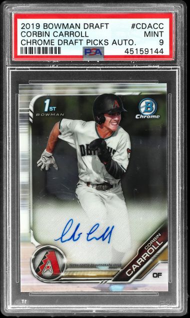 2019 Bowman Draft Chrome Draft Picks Autograph #CDA-CC Corbin